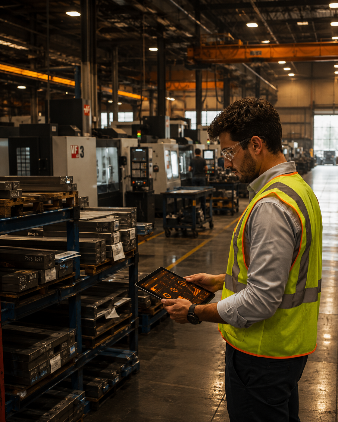 Planta industrial con datos operativos analizados por el AI Engineer de Patok