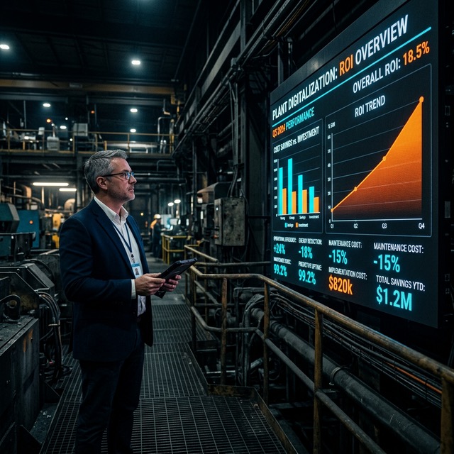 ROI de Digitalizar tu Planta: Cómo Calcularlo Paso a Paso